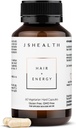 JSHealth Hair Formula - Vitaminas para el Crecimiento del Pelo y la Energía con Zinc e Iodine - Suplemento de Pérdida del Pelo para Hombres y Mujeres (60 cápsulas)