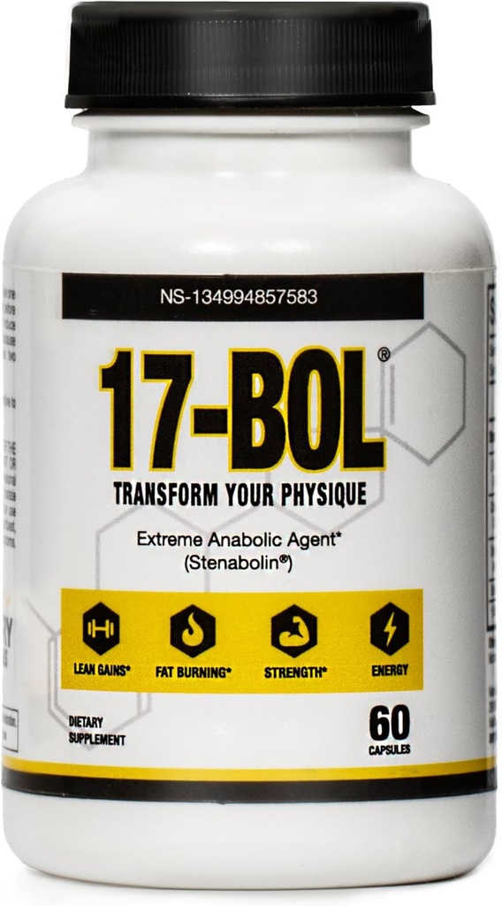 Labs de Avry Suplemento anabólico Extremo – Suplemento dietético de Pre-Workout, Lean Muscle Builder & Fat Burner – Soporta Síntesis de proteínas, niveles de testosterona y crecimiento muscular – Vegan, 60 cápsulas