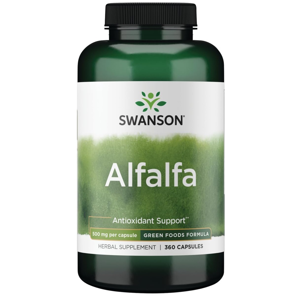 Swanson Alfalfa 500 MG 360 CAPS
