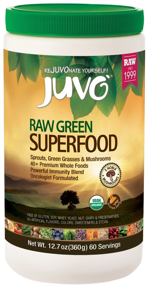 Juvo Raw Green Superfood, 12.7 onza, 60 porciones, Vegan, Gluten Free, Non-GMO, Kosher