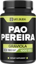 180 Capsules - 600mg Pao Pereira Herb Extracto 10:1 con 400mg Graviola Soursop - Fórmula combinada para el sistema inmunológico, Mente cómoda, Manejo del cuerpo &amp; Strength Support