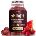 Shilajit Gummies for Men ' Women ← Sugar Free ← Himalayan Pure Shilajit for Men Gummies Silencio con Fulvic Acid ← Non-GMO, Vegan Supplement  90 Count