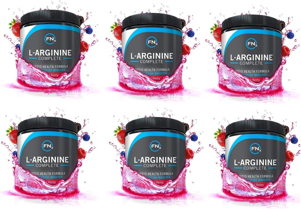 L-Arginine Complete - Cardio Health ← 5000mg L Arginine TEN Nitric Oxide Booster Silencio Natural Suplemento Silencio Mixed Berry - 6 Pack