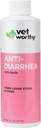 Vet Worthy Anti-Diarrhea for Dogs - Suplemento de perros para ayudar a aliviar la diarrea, la aparición de estómago y el malestar - 8oz