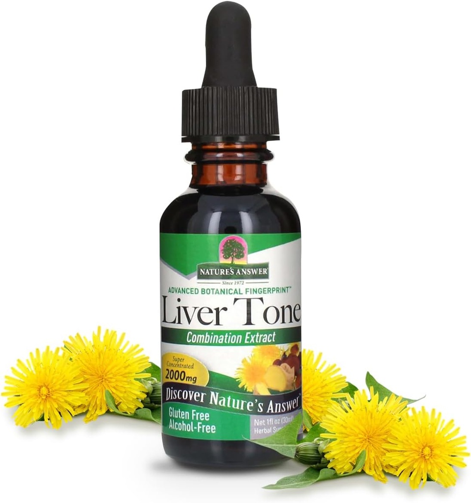 Nature's Answer Alcohol-Free Liver Tone, 1-Fluid Ounce