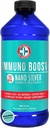 Be Smart Get Prepared Nano Silver Immuno Boost - 16 oz - Daily Immune Supplement for Family - Gluten Free, Vegetarian - Made in USA