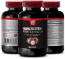 VIP VITAMINS Mangosteen, Mangosteen Extract - Mangosteen Fruit Extract - Acai Berry, Goji Berry, Pomegranate, Noni, Trans-Resveratrol, Elderberry Fruit, Grape Skin - 1 Botella 60 cápsulas