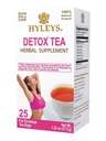 Hyleys Detox Tea for Cleanse – Black Tea with Ginger, Honey & Cinnamon – 25 Tea Bags (1 Pack) – Apoya Digestión, Detox &amp; Bloating Relief