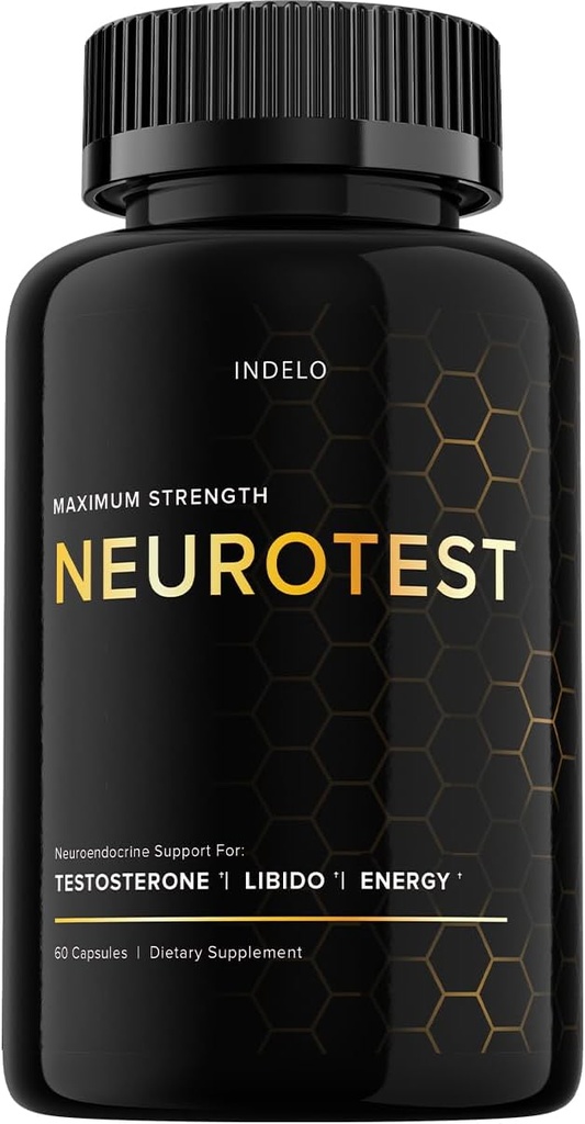NeuroTest Pills Capsules, NeuroTest Suplemento dietético para Hombres, NeuroTest Daily for Peak Performance and Wellness, NeuroTest Reviews, Neuro Test Advanced Formula Pills (60 cápsulas)