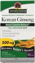 Respuesta de la naturaleza Ginseng coreano ¦ Apoya Focus &amp; Memory ← Vegan, Gluten-Free, Non-GMO & Kosher Certified  50ct