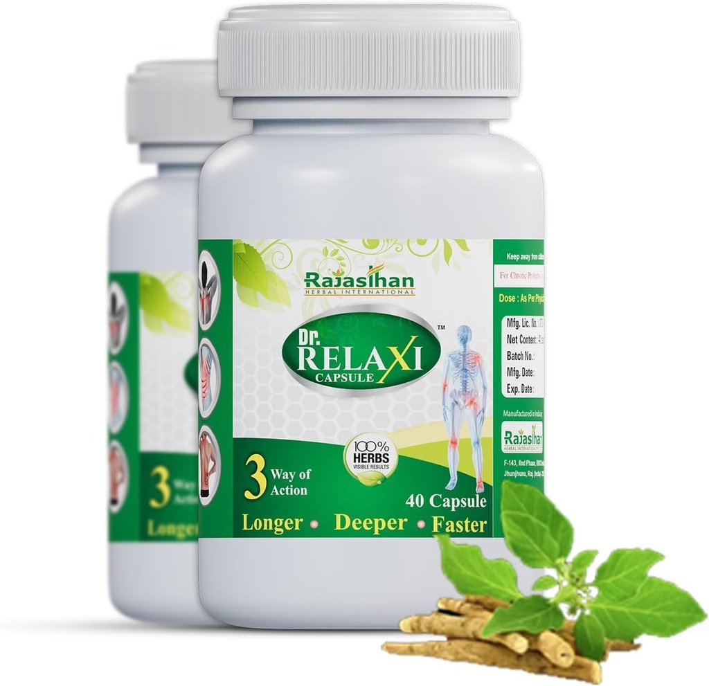 Dr. Relaxi Capsules Pack de 2 para Hombres y Mujeres.