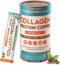 Colagen Protein Coffee Peptides Powder – para un mejor enfoque, energía, digestión, ruborización &amp; inmunidad para mujeres " Hombres vivientes apoya la piel, el pelo, la uñas, la piel, el hueso " salud conjunta ← 30 serviendo