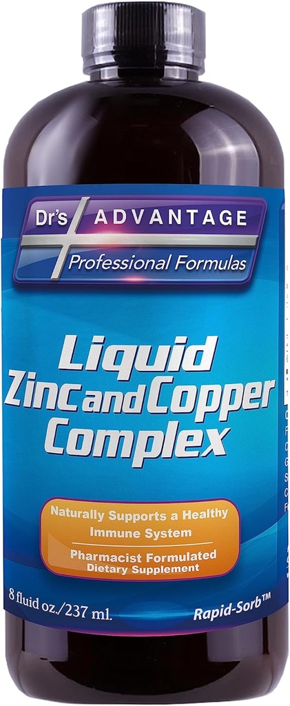 Zinc líquido + Cobre Complejo 8 oz - 3 Pack - Dr's Advantage