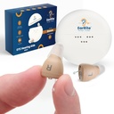 EarRite Recargable OTC Hearing Aids for Seniors - Nearly Invisible & Comfortable 9 Niveles ajustables de Clarity Compact In-Ear Design Amplificador de Audición Digital con Caso de Reducción de ruido y carga