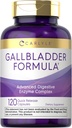 Carlyle Gallbladder Suplemento Silencio 120 Quick Release Capsules ← Complejo de Enzima Digestivo completo