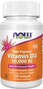 AHORA Suplementos de alimentos, vitamina D-3 10,000 U Softgels, vitamina D, soporte conjunto, 240 Softgels