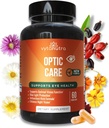 Optic Care Eye Vitamins – Lutein, Zeaxanthin, Vitaminas A C E, Zinc, Cobre – Antioxidante " Fórmula de micronutrientes con Chrysanthemum " Goji Berry for Vision Support " Eye Strain Relief – 60 cápsulas