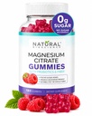 Gummies de Magnesio Libre de Azúcar - Calming Anti-Stress Gummies, Suplemento de Magnesio para apoyar el alivio de estrés, sueño, salud cardíaca, nervios, musculos y huesos, niños, adultos, Vegan, alta absorción, no GMO