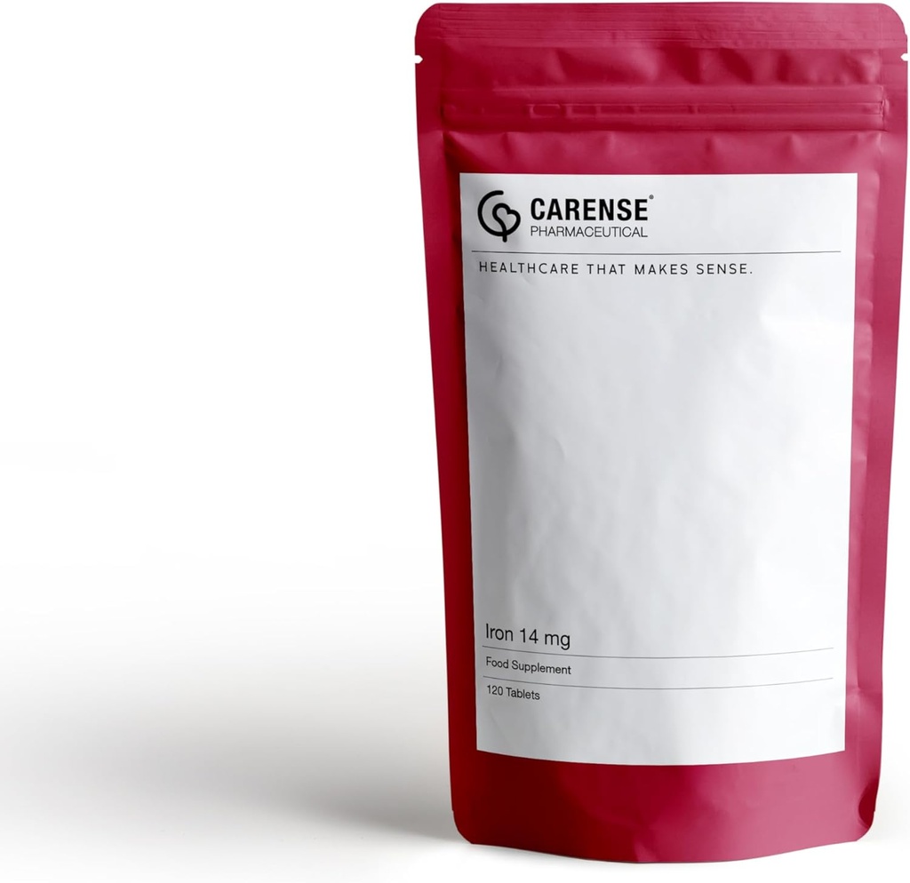 tención Hierro 14 mg tención 120 Tablets (4 Mes Fuente) Silencio Mantenerte saludable y lleno de energía.