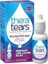TheraTears Dry Eye Therapy Eye Drops Bundle with 1.0 Fl Oz and 0.5 Fl Oz Bottles