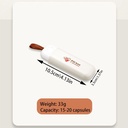 2 pcs Organizadores de píldoras de viaje, Caja de píldoras diarias BOSOIRSOU, dispensador de píldoras, caja de píldoras, organizador de medicina de viajes, contenedores para vitaminas