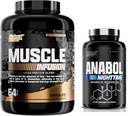 Nutrex Research Whey Protein Powder, Chocolate Anabol PM Nighttime Muscle Builder &amp; Sleep Aid