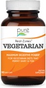 Real-ZymesTM Vegetarian Digestive Enzymes Supplement with Probiotics for Better Digestion - Natural Support for Relief of Bloating, Gas, Belching, Diarrhea, Constipation, IBS, etc. - 90 Caps