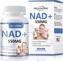 NAD Suplemento liposomal para Mujeres: NAD+ Suplemento con Resveratrol 550MG Soporte celular Reparación Energía y envejecimiento saludable