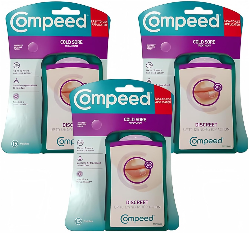 CMD Cold Sore 15 Patch (Pack of 3)
