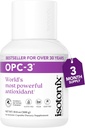OPC-3 Isotonix - Suplemento Antioxidante - Pycnogenol, Grape Seed Extracts, Bilberry, Vino Rojo &amp; Pine Bark Extracts - para Heart " Circulatory Support - Isotonic, Vegan, Gluten Free - 90 Servings