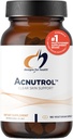 Diseños para la salud Acnutrol Clear Skin Support Pills - Ácido Pantoténico + 50000 UI Vitamina A, Vitaminas D + E, Carnitina + Minerales - No GMO + Suplemento Oral Libre (180 cápsulas)