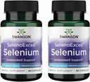 Swanson Selenoexcell Selenium 200 mcg 60 cápsulas (2 Pack)
