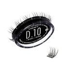 Lashify Drama 10mm Gossamer Eyelash Extensions Refill, Black, Easy DIY False Lashes for a Natural Look