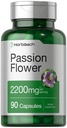 Horbäach Passion Flower Capsules ← 2200mg Silencio 90 Conde Silencio No GMO &amp; Gluten Free Extract Suplemento