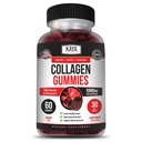 Kaya Naturals Collagen Gummies for Men & Women Supplement | Nature Made Gummies - 1000mg of Hydrolyzed Collagen, Vitamin C, Selenium & Biotin, Strawberry Flavor - 60 Count Gummies