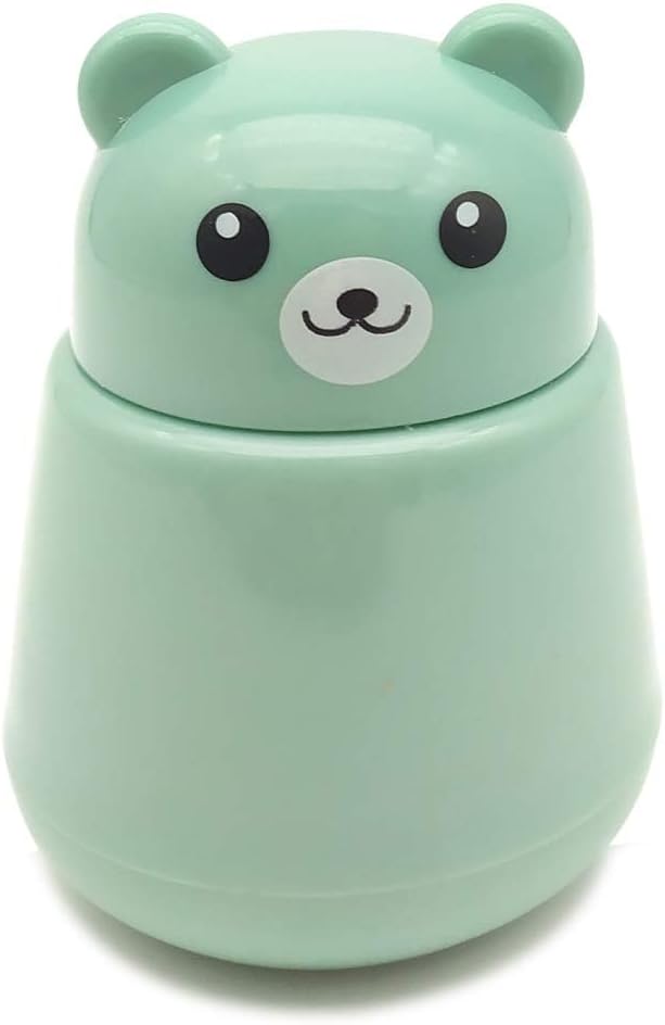 CoaGu Bear Pill Crusher for Elderly - FDA-Compliant Fine Powder, BPA-Free ABS, Easy Grip &amp; Clean, Leakproof Portable Medicine Grinder