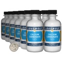 Calcio Carbonato / 3 Libras / 12 Botellas / 97.55% Pure Food Grade/Fine Powder