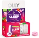 OLLY Extra Strength Sleep Fast Dissolve Tablets, 5mg Melatonin, Vegan, Fresa - 30ct