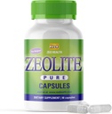 Zeolite Pure Capsules ← Zeolite Detox, Extra Strength ← Pura, Full Body Cleanse for Women, Hombres ← Activado Orgánica, Grado Alimentario Clinoptilolite Powder 94%, 90 Caps (81 Grams), 6 Wk to 3 Mo Supply