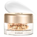 BODY FIRM Crepe Borrar 4-en-1 Línea Smoothing Capsules, Anti-Aging, Hidrating Face and Eye Serum con ácido hialurónico y péptidos multicambio para arrugas, piel de crepe & líneas finas, 30 condes