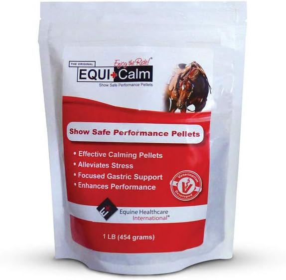 Equine Healthcare International Equi+Calm Show Safe Performance Pellets - 1 libra