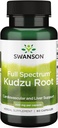 Swanson Full Spectrum Kudzu Root - Suplemento herbal Apoyo a la salud del corazón " Salud del hígado - mayo Apoyo a la presión sanguínea saludable " Niveles de colesterol - (60 cápsulas, 500 mg cada uno)
