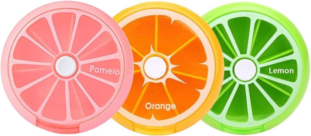 Caja de píldoras de INVODA semanal 3 veces 7 elementos Organizador de gran píldora de medicina