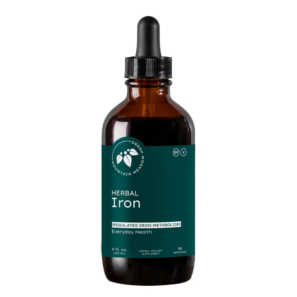 Mountain Meadow Herbs Herbal Iron - 2 oz - Gentle Herbs to Support and Regulate Iron Metabolism and Absorption