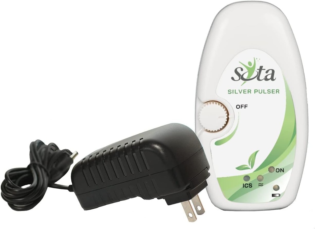 Pulsador de Plata por Instrumentos SOTA - Ionic Colloidal Silver Maker y Microcurrentes para Micropulsing Incluye adaptador de pared.