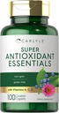 Carlyle Antioxidants Suplemento Silencio 100 Caplets ← Complejo Nutricional ← Vitamin A, C, E Silencio No GMO, Gluten Free Formula