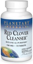 Planetary Herbals Red Clover Cleanser Tablets, 72 Count