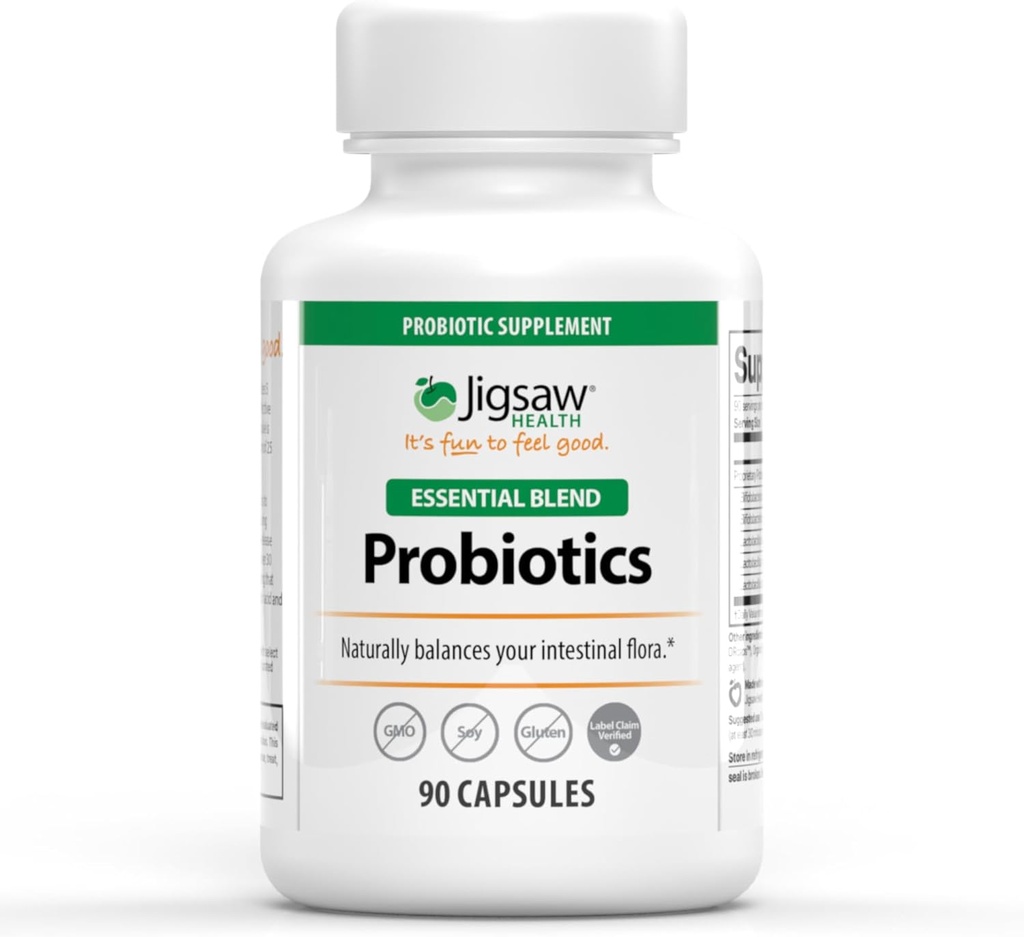 Jigsaw Health Probiotics Essential Blend | 90 Capsules