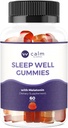 Calma por Wellness Sleep Well Gummies, Extra Strength Gummy con Melatonin, Natural Sleep Support Supplement, 30 Count