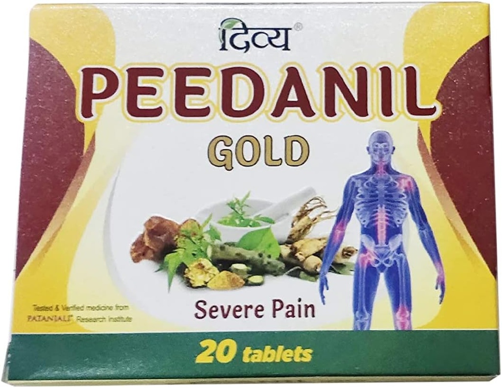 Patanjali Ayurved Ltd Divya Peedanil Gold Tablet (60 TAB) - Pack of 3